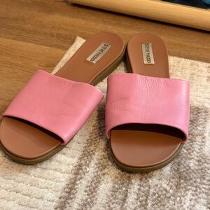 Steve Madden Pink Slide Sandals
